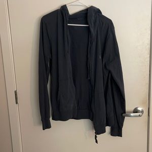 Allsaints Blue zip up hoodie